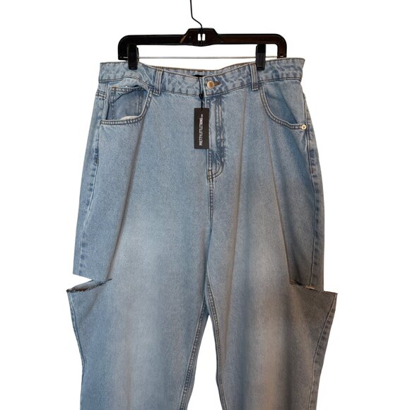 2/$30 NWT Vintage 12 PrettyLittleThing High Waisted Straight Leg Jeans - Picture 8 of 16